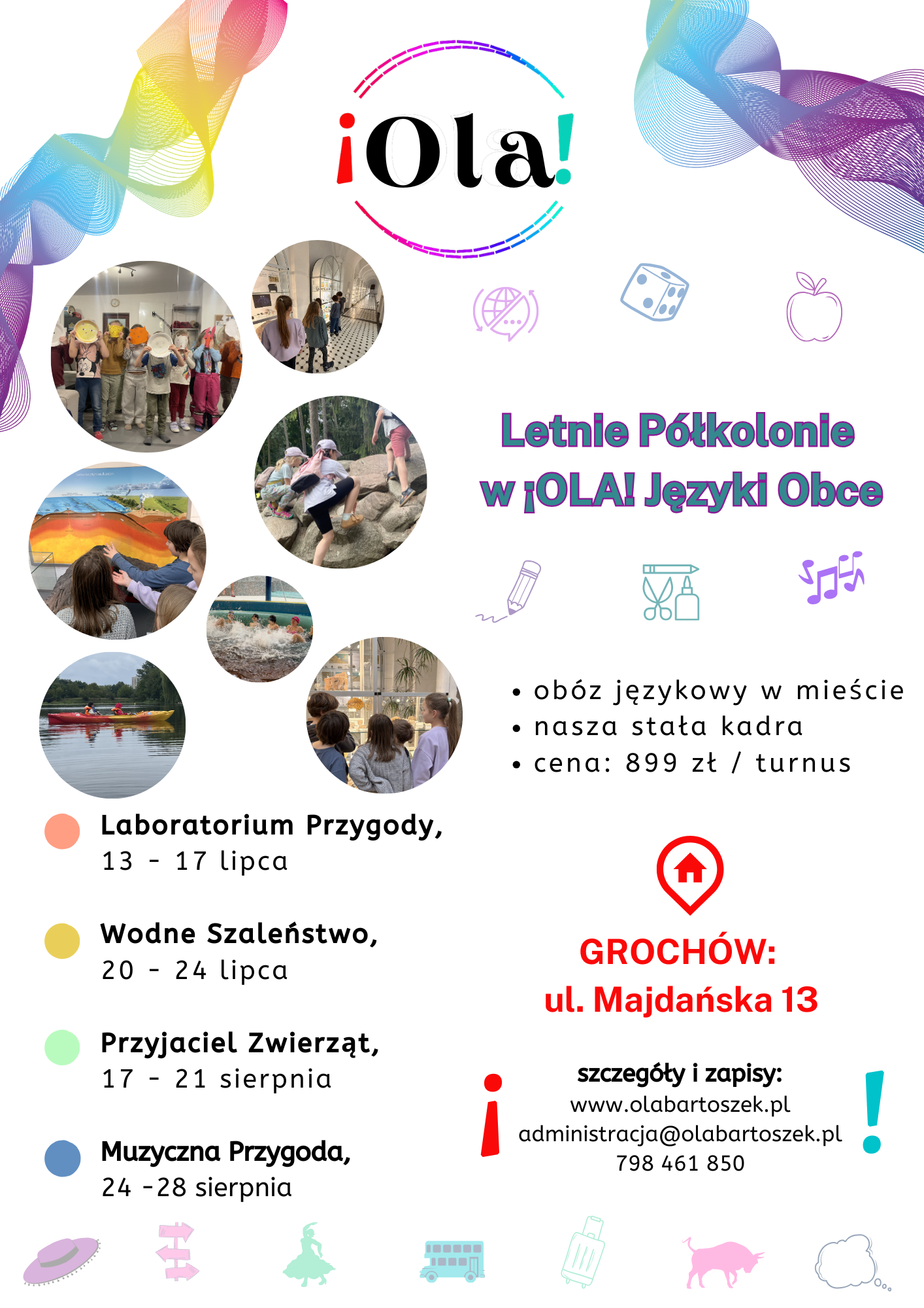 Językowe Półkolonie Letnie 2026 – Warszawa Praga-Południe 2